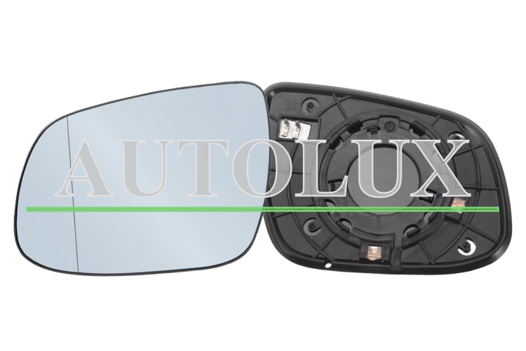 Cristal espejo retrovisor kia ceed 2009-2012 con soporte / termico / asferico / azul / izquierdo.  Referencia OE:876111H205
