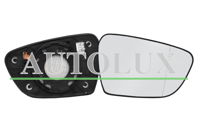Cristal espejo retrovisor kia ceed 2012-2015 con soporte / termico / asferico / derecho.  Referencia OE:87621A2010