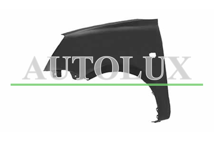 Aleta kia picanto 2004-2008 delantera / con piloto / izquierda.  Referencia OE:6631107090