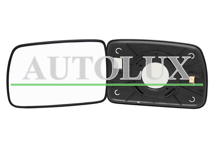 Cristal espejo retrovisor kia picanto 2004-2008 con soporte / convexo / izquierdo.  Referencia OE:8761107100