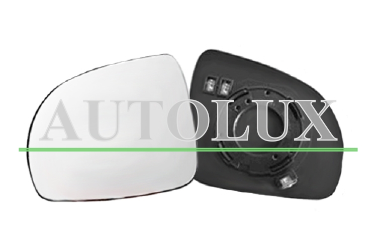 Cristal espejo retrovisor kia picanto 2008-2011 con soporte / termico / convexo izquierdo.  Referencia OE:8761107608