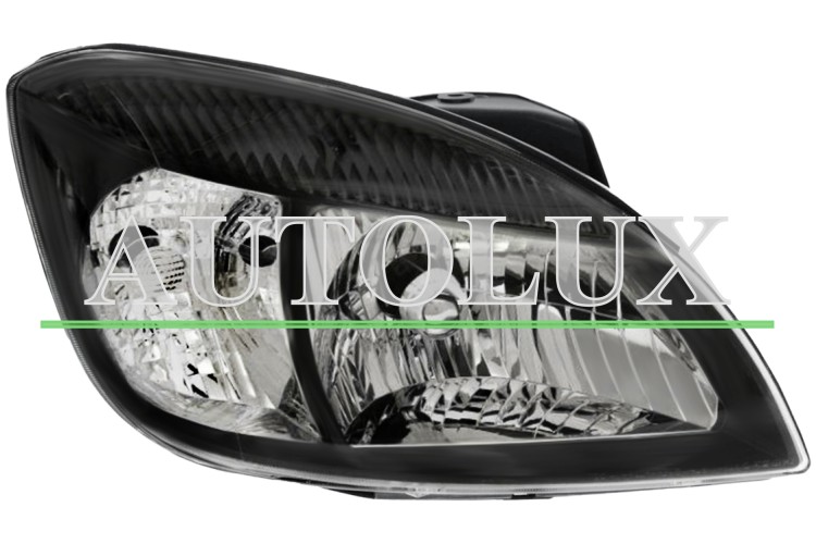 Faro delantero kia rio 2006-2011 base negra / derecho.  Referencia OE:921021G630