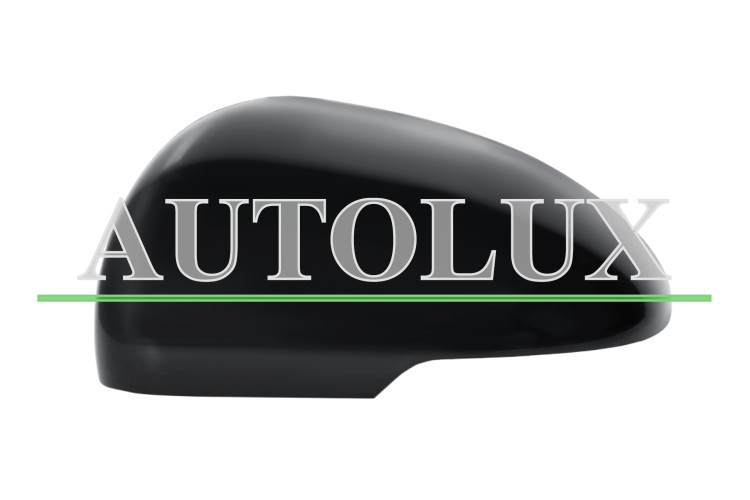 Carcasa espejo retrovisor kia rio 2011-2014 modelo con piloto intermitente / negro glossy / izquierda.  Referencia OE:876161W020