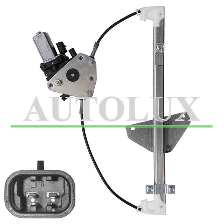 Elevalunas kia rio 2011-2014 5 puertas / electrico / con motor / 2 pins / trasero derecho.  Referencia OE:834021W010