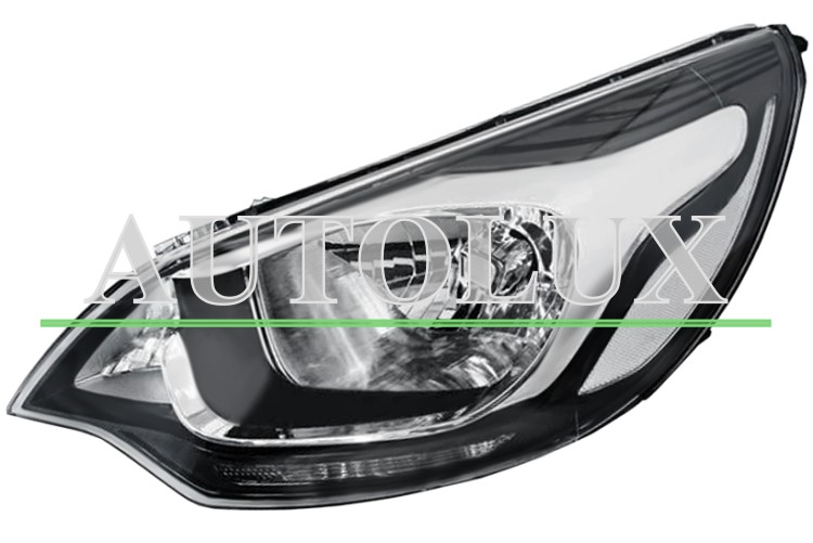 Faro delantero kia rio 2011-2014 4 puertas / izquierdo.  Referencia OE:921011W030