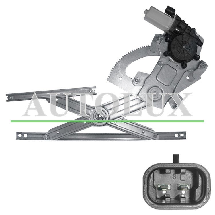 Elevalunas kia sorento 2002-2006 electrico / con motor / 2 pins / trasero izquierdo.  Referencia OE:824013000