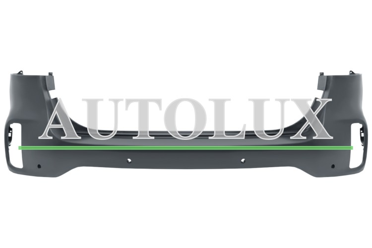 Parachoques kia sorento 2012-2015 trasero / superior / con sensor / imprimado.  Referencia OE:866112P510