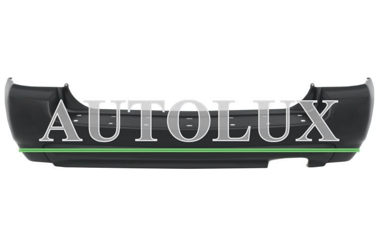 Parachoques kia sportage 2004-2010 trasero / sin moldura aleta.  Referencia OE:866111F000