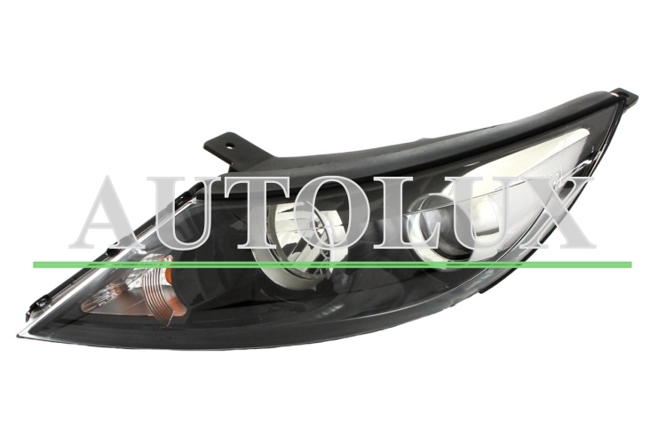 Faro delantero kia sportage 2010-2014 base negra izquierdo.  Referencia OE:921013W021