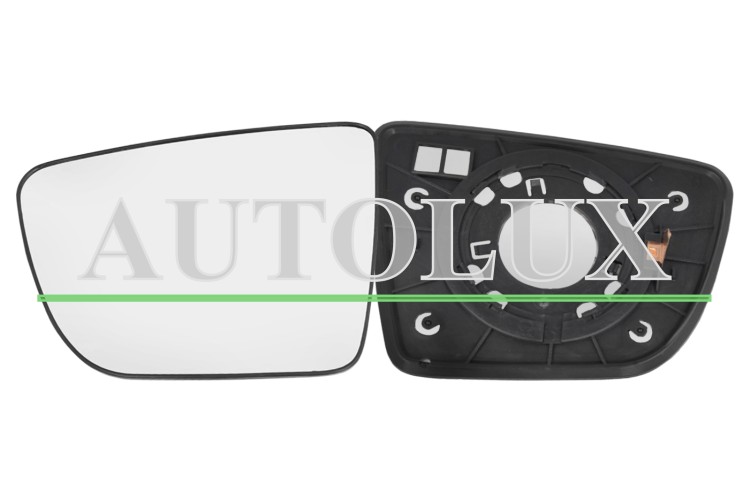 Cristal espejo retrovisor kia venga 2010-2015 con soporte / convexo / izquierdo.  Referencia OE:876111P100