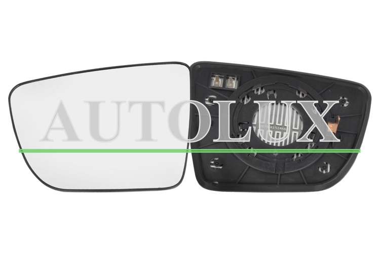 Cristal espejo retrovisor kia venga 2010-2015 con soporte / termico / convexo / izquierdo.  Referencia OE:876111P100