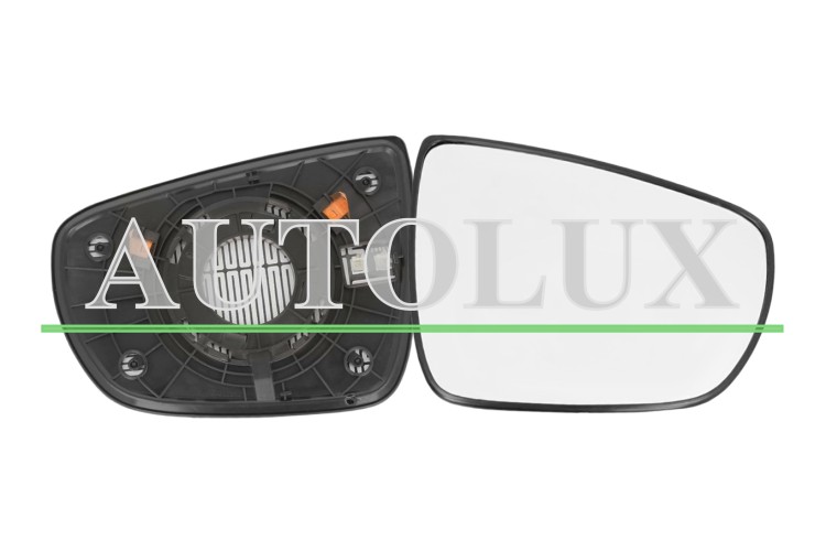 Cristal espejo retrovisor kia carens 2016-2019 con soporte / termico / convexo / derecho.  Referencia OE:87621A4100