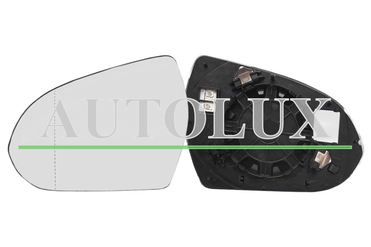 Cristal espejo retrovisor kia niro 2016-2019 con soporte / termico / asferico / izquierdo.  Referencia OE:87611G5030