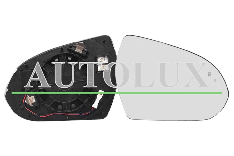 Cristal espejo retrovisor kia niro 2019-2022 con soporte / termico / side assist / convexo / derecho.  Referencia OE:87621G5020