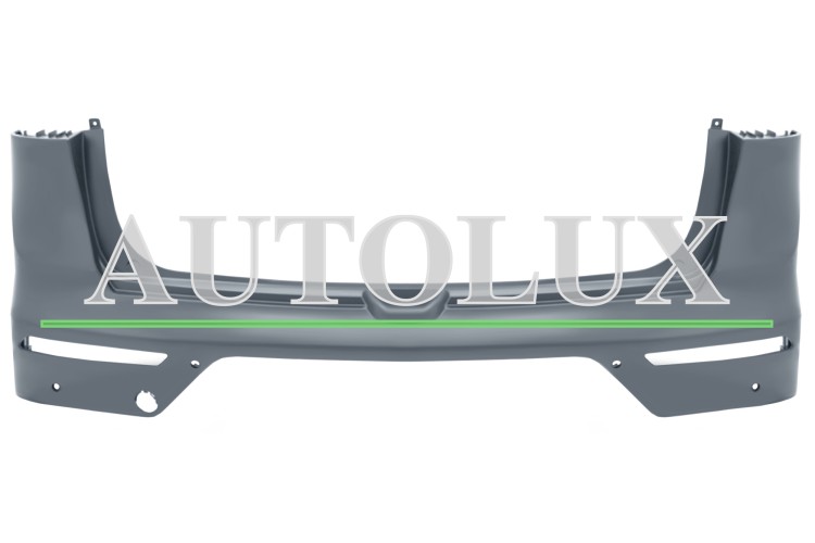 Parachoques kia niro 2016-2019 trasero / con sensor / imprimado.  Referencia OE:86611G5010