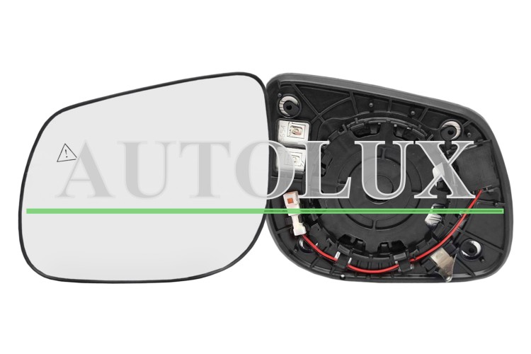 Cristal espejo retrovisor kia picanto 2017-2023 con soporte / termico / side assist / convexo / izquierdo.  Referencia OE:87611G6520