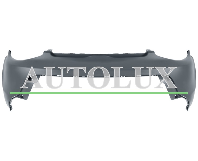 Parachoques kia soul 2013-2016 delantero / superior / imprimado.  Referencia OE:86511B2000