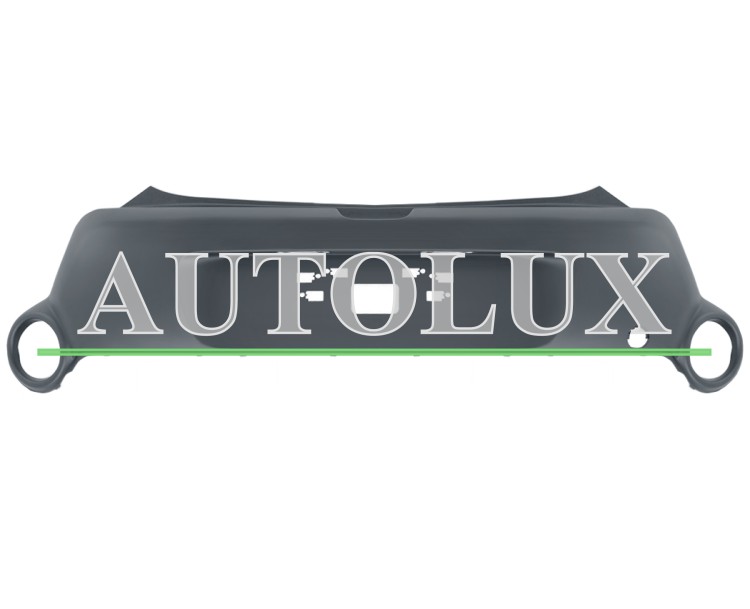 Parachoques kia soul 2013-2016 trasero / imprimado.  Referencia OE:86611B2110