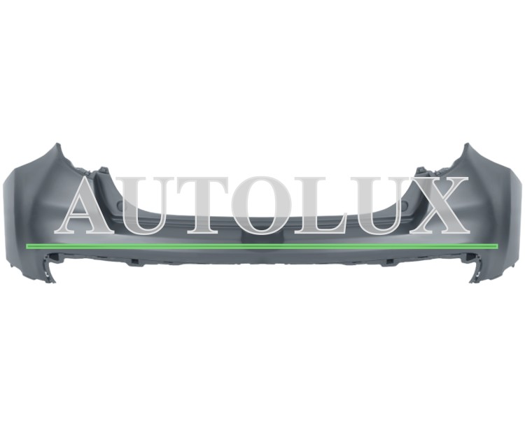 Parachoques kia soul 2016-2019 trasero / superior / imprimado.  Referencia OE:86611B2500