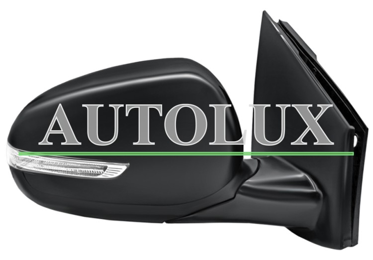 Espejo retrovisor kia sportage 2016-2018 electrico / piloto intermitente / abatible electricamente / derecho.  Referencia OE:87620F1010