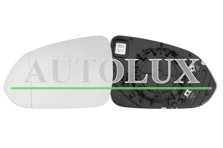 Cristal espejo retrovisor kia rio 2017-2020 con soporte / termico / asferico / izquierdo.  Referencia OE:87611H8030