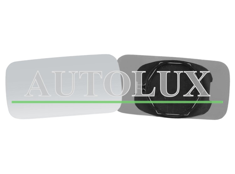 Cristal espejo retrovisor lancia thema 1984-1994 con soporte / convexo / azul / izquierdo.  Referencia OE:82472368