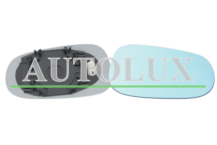Cristal espejo retrovisor lancia lybra 1999-2005 con soporte / termico / convexo / azul / derecho.  Referencia OE:71714227