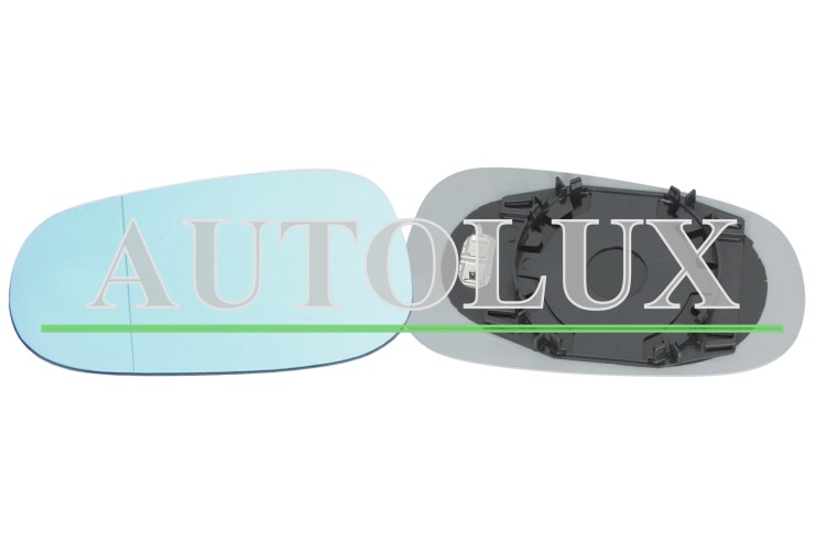 Cristal espejo retrovisor lancia lybra 1999-2005 con soporte / termico / asferico / azul / izquierdo.  Referencia OE:71714228