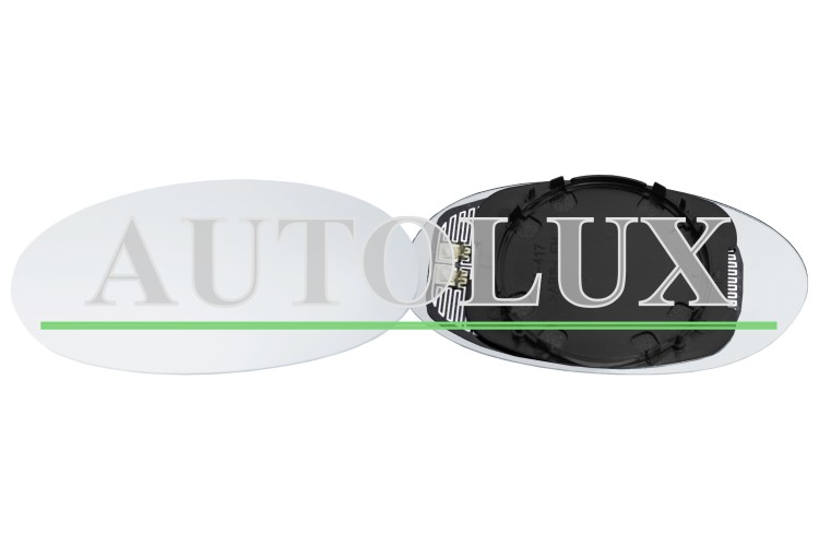 Cristal espejo retrovisor lancia y 2000-2003 con soporte / termico / convexo / izquierdo.  Referencia OE:71711064