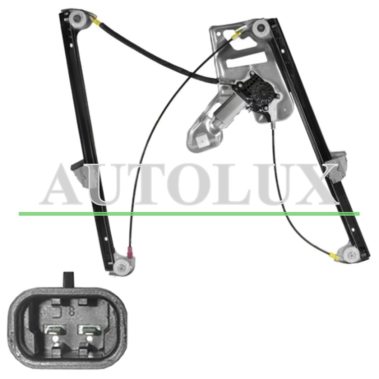 Elevalunas land rover range rover 2002-2006 electrico / con motor / 2 pins / delantero derecho.  Referencia OE:CUH500220