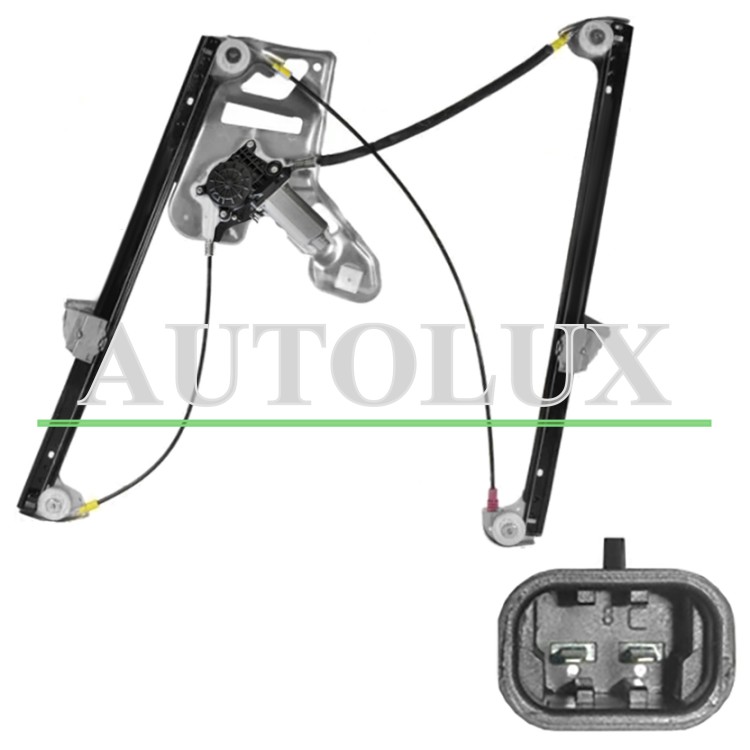 Elevalunas land rover range rover 2002-2006 electrico / con motor / 2 pins / delantero izquierdo.  Referencia OE:CUH500230