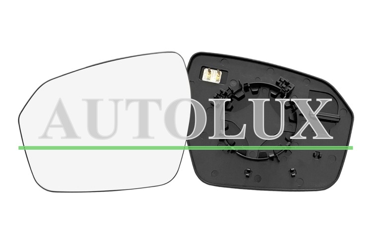 Cristal espejo retrovisor land rover range rover evoque 2011-2015 con soporte / termico / convexo / izquierdo.  Referencia OE:LR011057