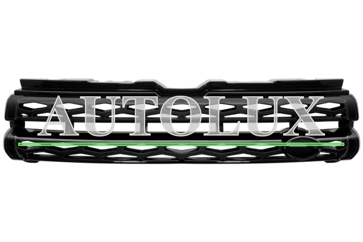 Rejilla land rover range rover evoque 2011-2015 frente / modelo dynamic / negra brillante.  Referencia OE:LR076014