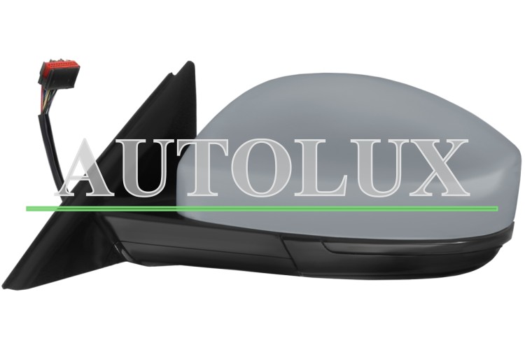 Espejo retrovisor land rover range rover evoque 2015-2019 electrico / termico / piloto intermitente / con sonda / imprimado / izquierdo.  Referencia OE:LR068138