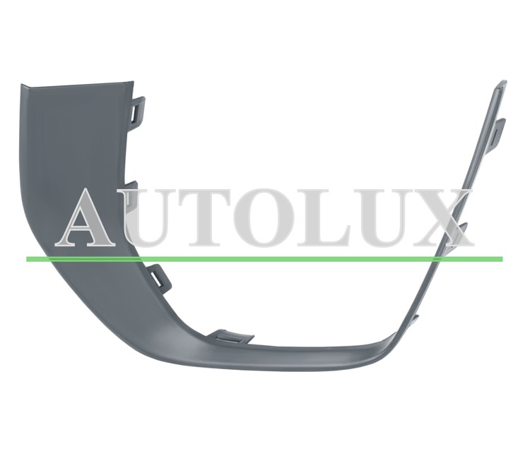 Moldura rejilla land rover range rover evoque 2015-2019 parachoques delantero / modelo dynamic / imprimada / izquierda.  Referencia OE:LR079375