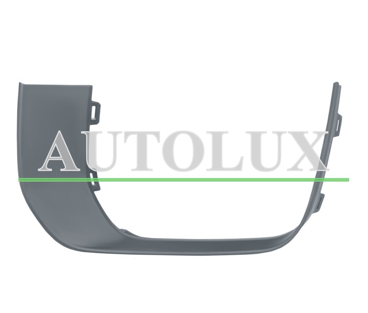 Moldura rejilla land rover range rover evoque 2015-2019 parachoques delantero / modelo prestige / imprimada / izquierda.  Referencia OE:LR079374