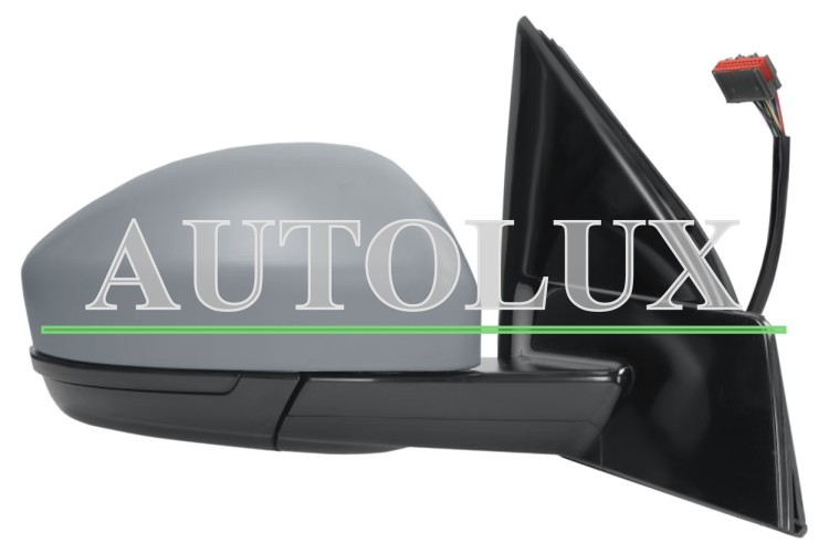 Espejo retrovisor land rover discovery sport 2016-2020 base negro glossy / electrico / termico / piloto intermitente / abatible electricamente / luz cortesia / imprimado / derecho.  Referencia OE:LR061181