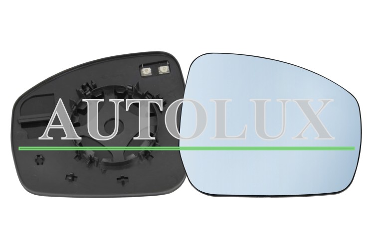 Cristal espejo retrovisor land rover range rover 2012-2017 con soporte / termico / convexo / azul / derecho.  Referencia OE:LR035032