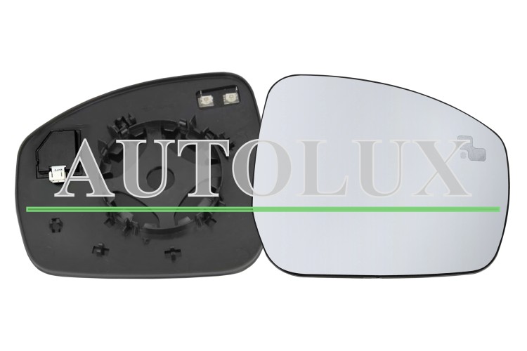 Cristal espejo retrovisor land rover range rover 2012-2017 con soporte / termico / side assist / convexo / derecho.  Referencia OE:LR051354