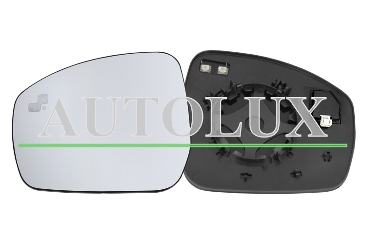 Cristal espejo retrovisor land rover range rover sport 2013-2017 con soporte / termico / side assist / convexo / izquierdo.  Referencia OE:LR051355