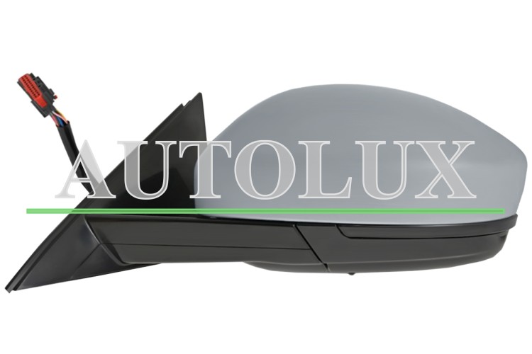 Espejo retrovisor land rover range rover evoque 2019-2023 electrico / termico / piloto intermitente / abatible electricamente / luz cortesia / memoria / con sonda / imprimado / izquierdo.  Referencia OE:LR125352