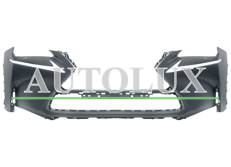 Parachoques lexus nx 2014-2017 delantero / con lavafaros / con sensor / imprimado.  Referencia OE:52119