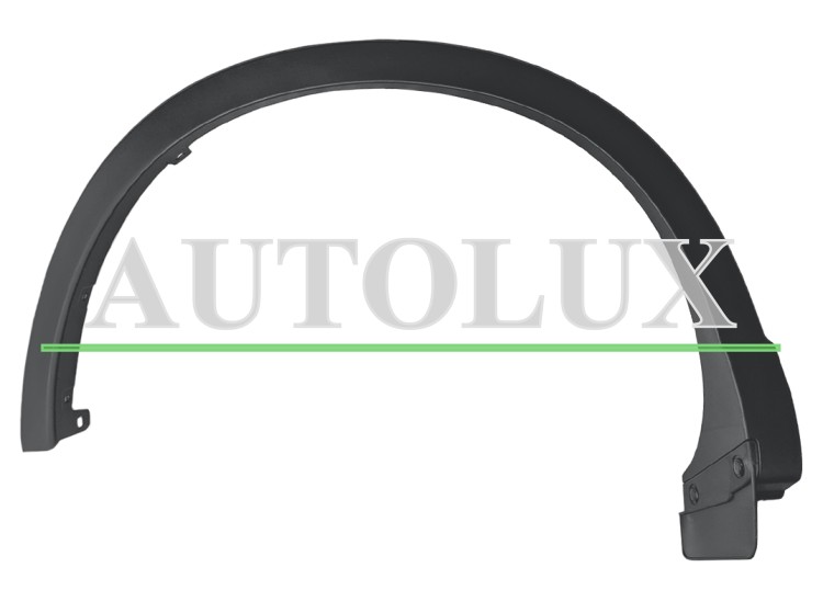 Moldura aleta mazda cx-5 2012-2015 trasera derecha.  Referencia OE:KD5351W50C