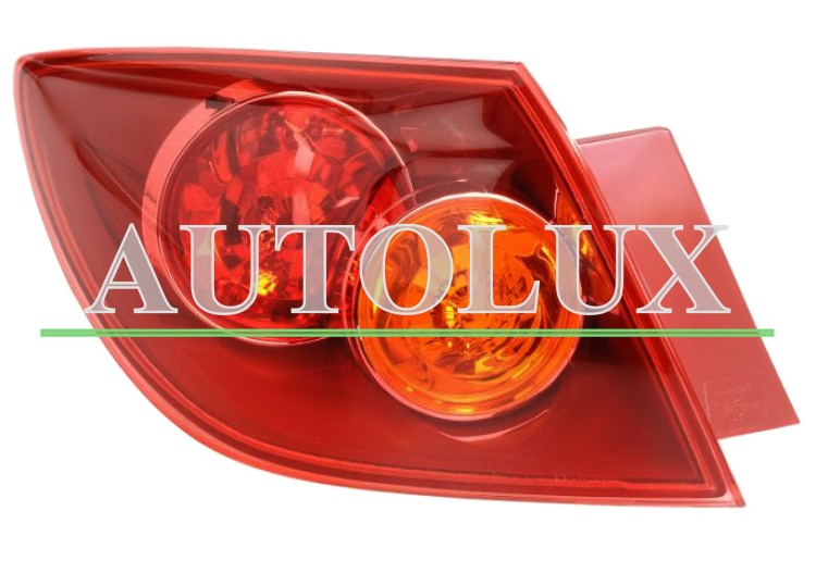Piloto trasero mazda 3 2003-2007 exterior / 5 puertas / rojo izquierdo.  Referencia OE:BP4K