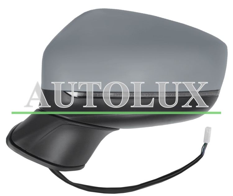 Espejo retrovisor mazda cx-5 2017-2022 electrico / termico / piloto intermitente / imprimado / izquierdo.  Referencia OE:KB8D