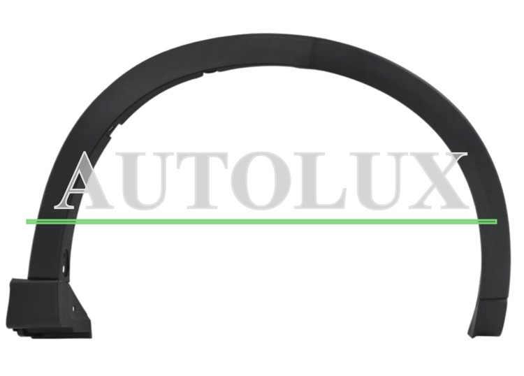 Moldura aleta mazda cx-5 2017-2022 delantera derecha.  Referencia OE:KB7W51W30E