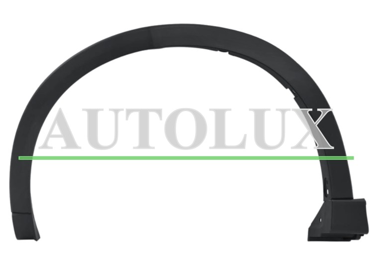 Moldura aleta mazda cx-5 2017-2022 delantera izquierda.  Referencia OE:KB7W51W20E