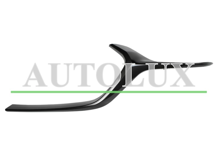 Moldura rejilla mazda 3 2019-> frente / negra brillante / izquierda.  Referencia OE:BCKN50770C