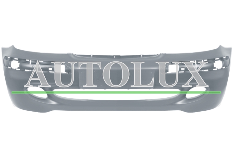 Parachoques mercedes clase a w168 2001-2004 delantero / imprimado.  Referencia OE:A1688853025