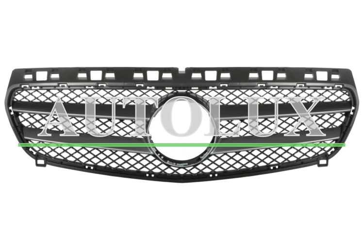 Rejilla mercedes clase a w176 2012-2015 frente / gris / cromada.  Referencia OE:A1768800083